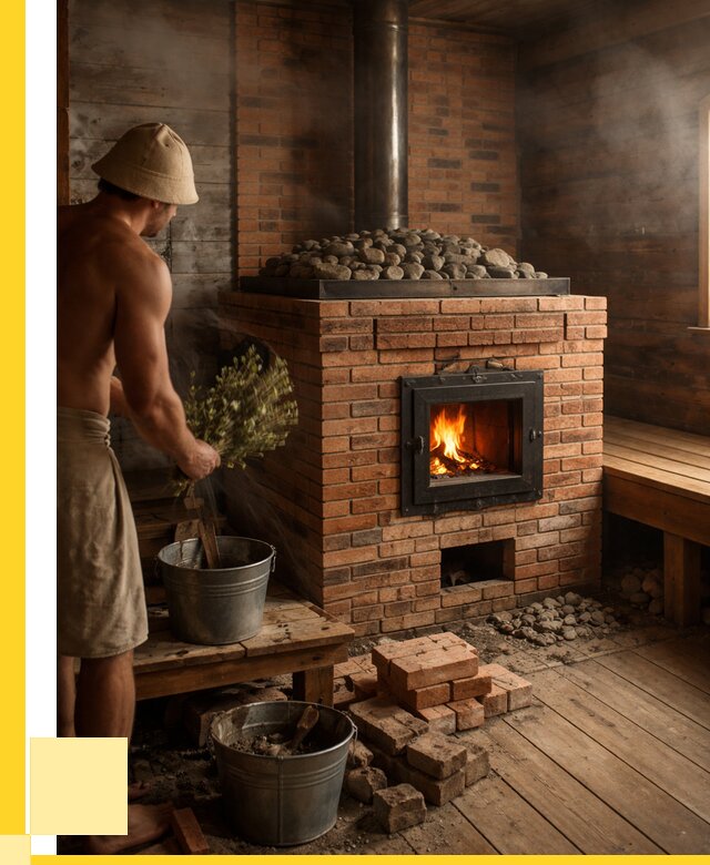 Кирпичные банные печи в Чистополе от 92151 р. | ЭриданЧст