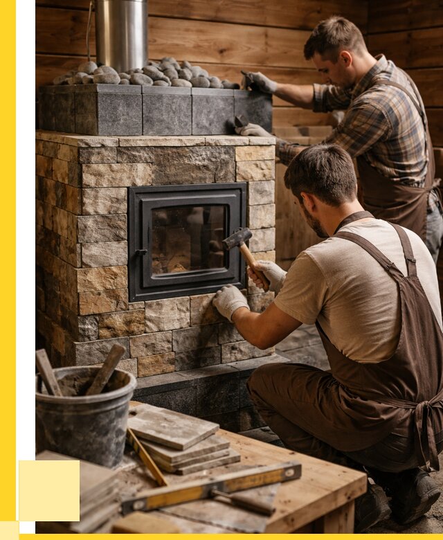 Облицовка банной печи в Чистополе от 15359 р. | ЭриданЧст