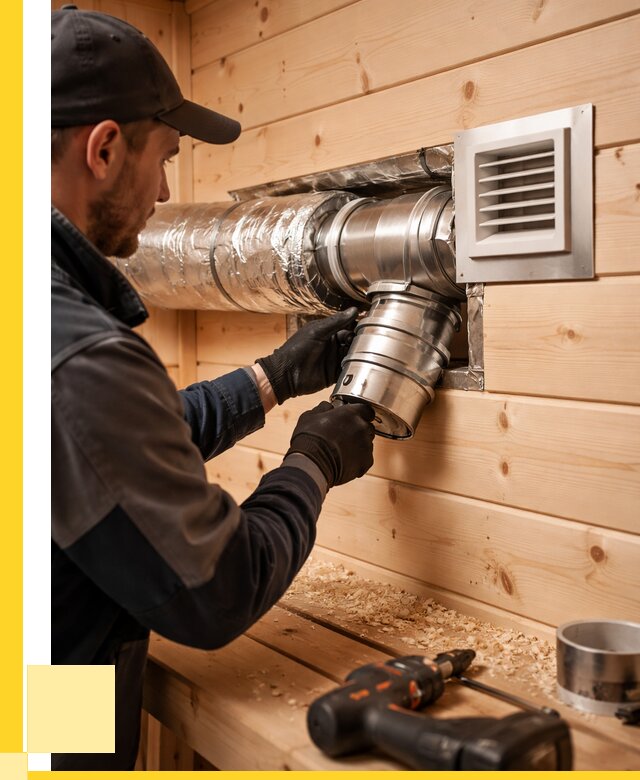 Монтаж вентиляции бани в Чистополе от 12287 р. | ЭриданЧст