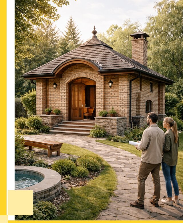 Проект кирпичной бани в Чистополе от 30717 р. | ЭриданЧст