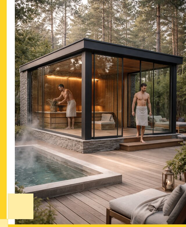 Стеклянные бани и двери в Чистополе от 460755 р. | ЭриданЧст