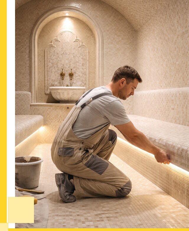 Отделка хамамов под ключ в Чистополе от 5631 р. | ЭриданЧст