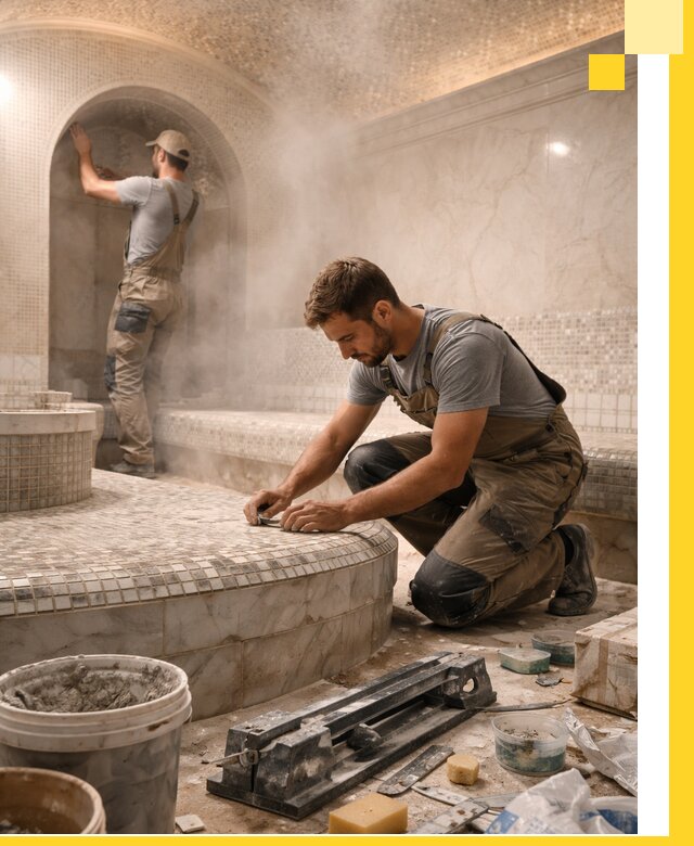 Профессиональный дизайн хамама и SPA под ключ в Чистополе