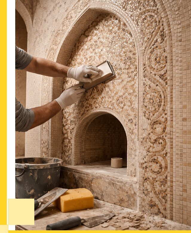 Мозаика для хамама в Чистополе под ключ от 5120 р. | ЭриданЧст