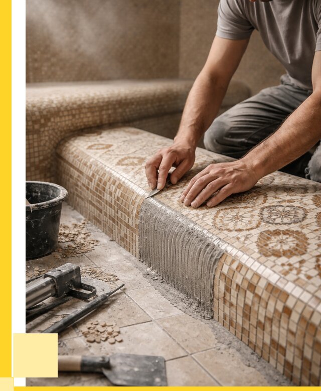 Плитка для хамама под ключ в Чистополе от 3584 р. | ЭриданЧст