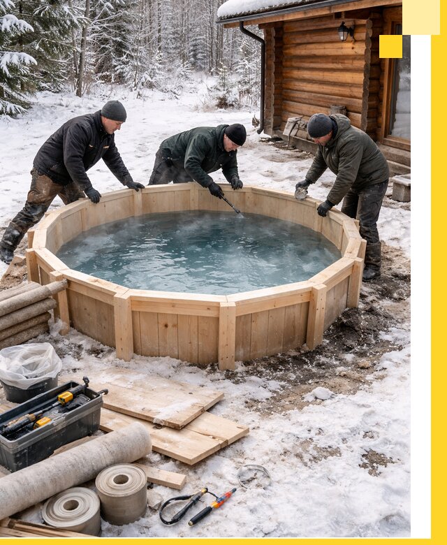 Изготовление и установка ледяных купелей под ключ в Чистополе