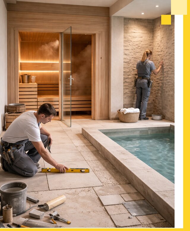 Комплексный дизайн и отделка интерьеров SPA под ключ в Чистополе